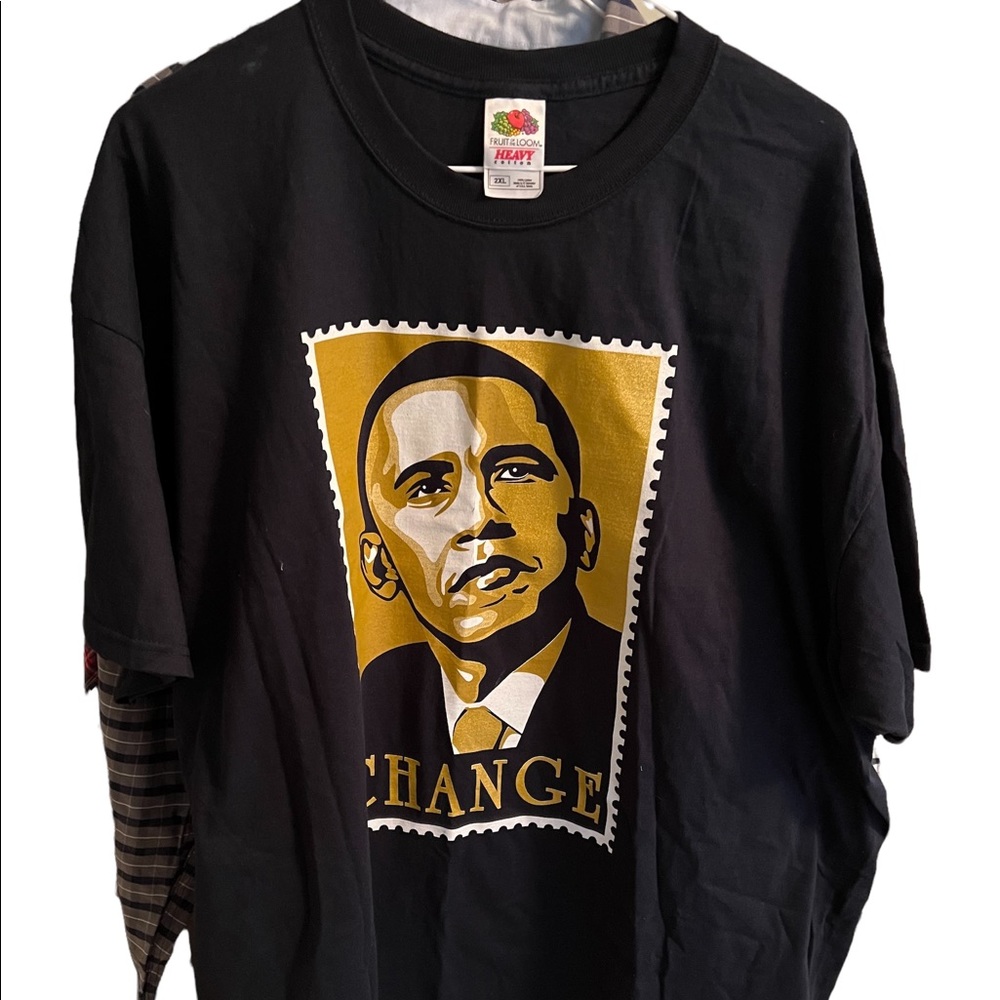 Barack Obama Change T Shirt XXL 2XL
